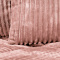 Capa de Almofada Plush Canelada Avulsa - Rosê