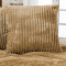 Capa de Almofada Plush Canelada Soft 45cm x 45cm - Caramelo