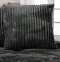Capa de Almofada Plush Canelada Soft 45cm x 45cm - Chumbo