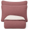 Kit Cobre Leito King Matelassê C/ Sherpa Dupla Face Suíça 03 Peças - Rosa Antigo