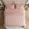 Cobercolcha Queen Matelado Com Sherpa Jacquard Canadá 3 Peças - Rosê