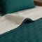 Kit Cobre Leito Queen Matelassê C/ Sherpa Dupla Face Suíça 03 Peças - Esmeralda