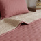 Kit Cobre Leito Queen Matelassê C/ Sherpa Dupla Face Suíça 03 Peças - Rosa Antigo