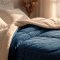 Coberdrom King 180 Gramas 2,50m x 2,50m Fleece C/ Sherpa Canesoft - Azul