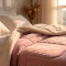 Coberdrom King 180 Gramas 2,50m x 2,50m Fleece C/ Sherpa Canesoft - Rosa