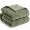 Coberdrom King 2,40m x 2,60m Fleece Canelado Dupla Face Canefleece - Menta