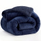 Coberdrom Queen 180 Gramas 2,20m x 2,40m Fleece C/ Sherpa Alaska - Azul Marinho