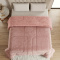 Coberdrom Queen 180 Gramas 2,20m x 2,40m Fleece C/ Sherpa Alaska - Todo Rosê