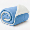 Coberdrom Queen 180 Gramas 2,20m x 2,40m Fleece C/ Sherpa Aspen - Azul Céu