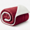 Coberdrom Queen 180 Gramas 2,20m x 2,40m Fleece C/ Sherpa Aspen - Cereja