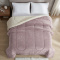 Coberdrom Queen 180 Gramas 2,20m x 2,40m Fleece C/ Sherpa Aspen - Malva