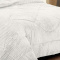 Coberdrom Queen 2,20m x 2,40m Fleece Canelado Dupla Face Canefleece - Branco