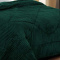 Coberdrom Queen 2,20m x 2,40m Fleece Canelado Dupla Face Canefleece - Esmeralda