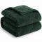 Coberdrom Queen 2,20m x 2,40m Fleece Canelado Dupla Face Canefleece - Esmeralda