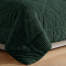 Coberdrom Queen 2,20m x 2,40m Fleece Canelado Dupla Face Canefleece - Esmeralda
