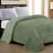 Coberdrom Queen 2,20m x 2,40m Fleece Canelado Dupla Face Canefleece - Menta