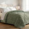 Coberdrom Queen 2,20m x 2,40m Fleece Canelado Dupla Face Canefleece - Menta