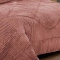 Coberdrom Queen 2,20m x 2,40m Fleece Canelado Dupla Face Canefleece - Rosê Nude