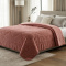 Coberdrom Queen 2,20m x 2,40m Fleece Canelado Dupla Face Canefleece - Rosê Nude