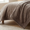 Cobertor Casal Queen King 320 Gramas Extra Macio Veludo Premium 2,20m x2,40m - Camurça