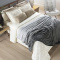 Cobertor Manta 320 Gramas Casal Queen King em Degradê Colorê 2,20m x 2,40m - Chumbo