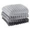 Cobertor Manta 320 Gramas Casal Queen King em Degradê Colorê 2,20m x 2,40m - Chumbo