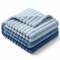 Cobertor Manta Casal Queen King 320 Gramas Extra Macio Colorê 2,20m x2,40m - Azul