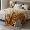 Cobertor Manta Casal Queen King 320 Gramas Extra Macio Colorê 2,20m x2,40m - Caramelo
