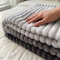 Cobertor Manta Casal Queen King 320 Gramas Extra Macio Colorê 2,20m x2,40m - Chumbo