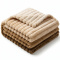 Cobertor Manta Casal Queen King 320 Gramas Extra Macio Colorê 2,20m x2,40m - Marrom