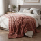 Cobertor Manta Casal Queen King 320 Gramas Extra Macio Colorê 2,20m x2,40m - Rosê