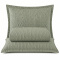 Kit Cobre Leito Casal Matelassê Plissado Percal 300 Fios Elegance 03 Peças - Verde Oliva