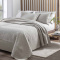 Cobre Leito Hipercal 200 Fios Siliconizado Chic Casal Padrão 03 Peças - Branco
