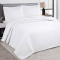 Cobre Leito Hipercal 200 Fios Siliconizado Chic Casal Padrão 03 Peças - Branco