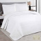 Cobre Leito Hipercal 200 Fios Siliconizado Chic Solteiro 02 Peças - Branco