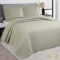 Cobre Leito Hipercal 200 Fios Siliconizado Chic Solteiro 02 Peças - Verde Oliva