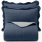 Kit Cobre Leito King Percal 300 Fios Toque de Pluma Dupla Face Bold Bicolor 03 Peças - Jeans