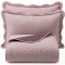 Kit Cobre Leito King Percal 300 Fios Toque de Pluma Dupla Face Bold Bicolor 03 Peças - Malva