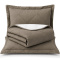 Cobre Leito King Percal Premium 300 Fios Dupla Face Essencial 03 Peças - Chocolate Bicolor