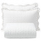 Kit Cobre Leito Queen Percal 300 Fios Toque de Pluma Dupla Face Bold 03 Peças - Branco