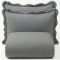 Cobre Leito Queen Percal 300 Fios Toque de Pluma Dupla Face Bold 03 Peças - Chumbo