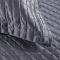 Cobre Leito Matelassê Bordado Percal 300 Fios Toque Acetinado Cindy Queen 03 Peças - Chumbo