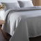 Cobre Leito Matelassê Bordado Percal 300 Fios Toque Acetinado Cindy Queen 03 Peças - Prata