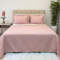 Colcha Queen Percal 300 Fios Pompom 03 Peças - Rose