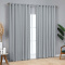 Cortina 100% Blackout Slim Linho Rocca P/ Varão 2,00m x 1,70m - Cinza