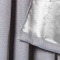 Cortina Arezo Tecido Estampado Tipo Textura Cinza - P/ Varão 3,00 x 2,50