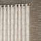 Cortina Caprice Jacquard C/ Relevo Costela de Adão 2,00m x 1,70m - Bege