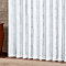 Cortina Caprice Soft Jacquard Acetinado C/ Relevo Costela de Adão 3,00m x 2,70m - Branco