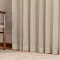 Cortina Dubai Gaze de Linho Quarto Sala P/ Varão - 2,00m x 1,70m - Bege