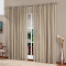 Cortina Dubai Gaze de Linho Quarto Sala P/ Varão - 2,00m x 1,70m - Bege